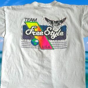 Rare 1980’s Vintage Freestyle USA Surf T-shirt